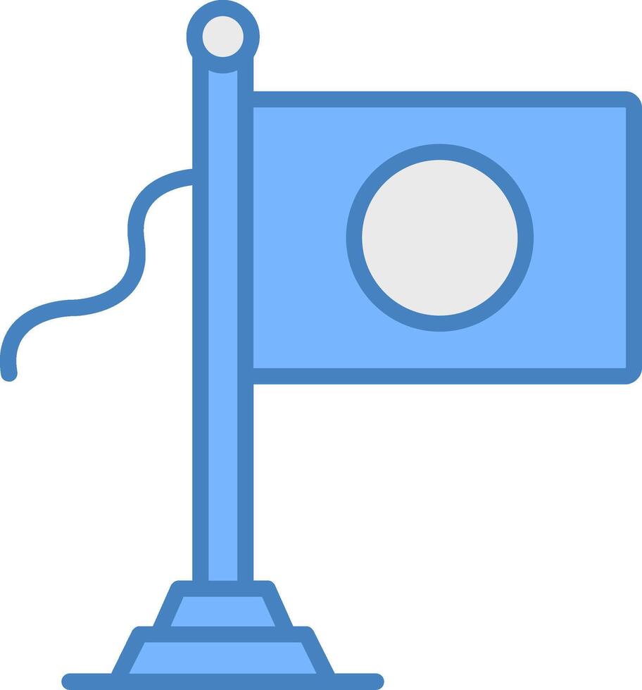 Japan Flag Next-Level App Unit vector