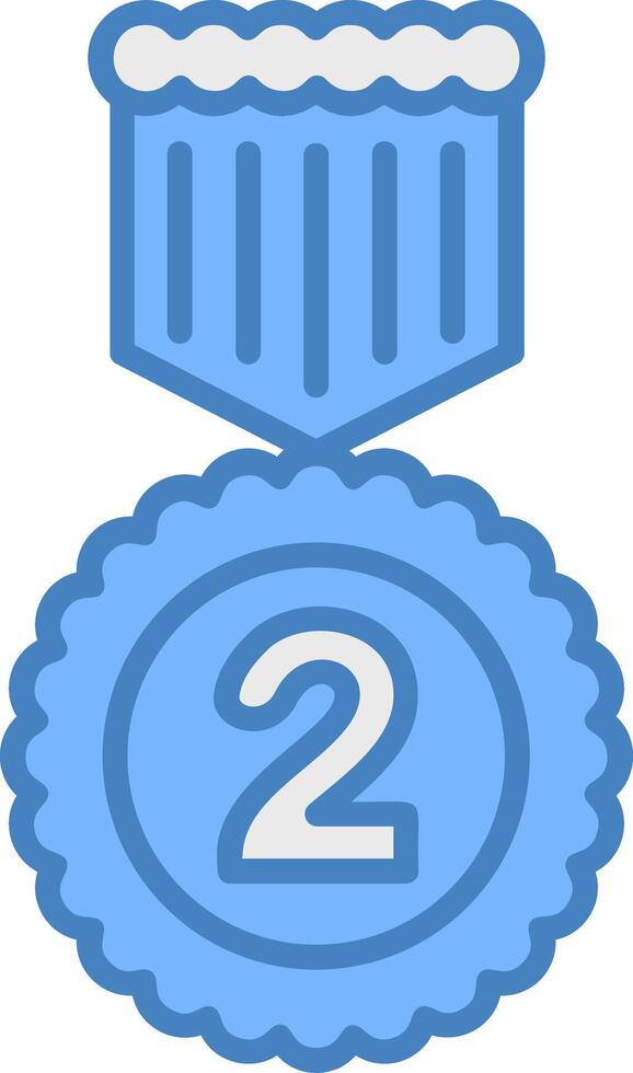 2nd Prize Bright Web Symbol vector