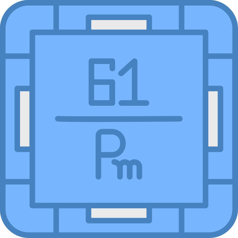 Promethium Clean Shape Mark vector