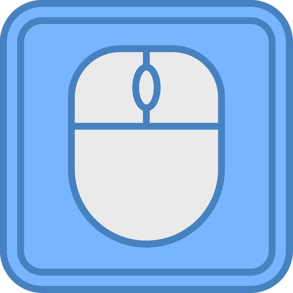 Computer Mouse Balanced UX Element vector