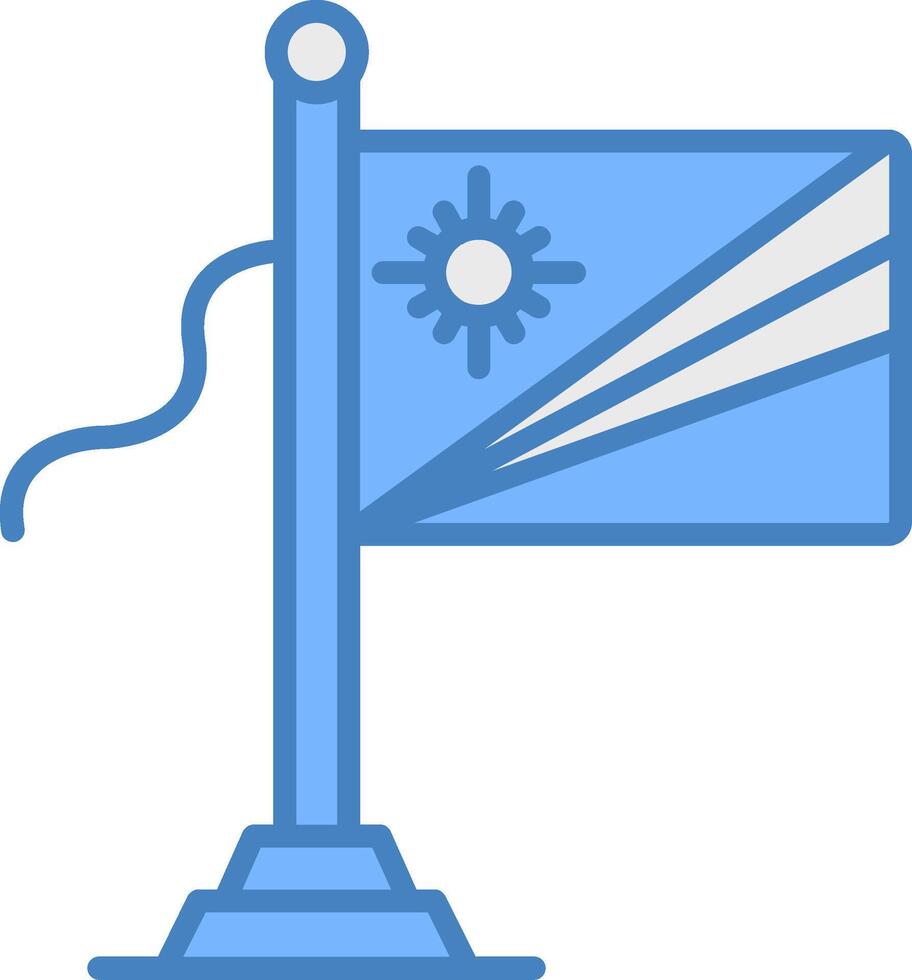 Marshall Island Flag Artistic Piece vector