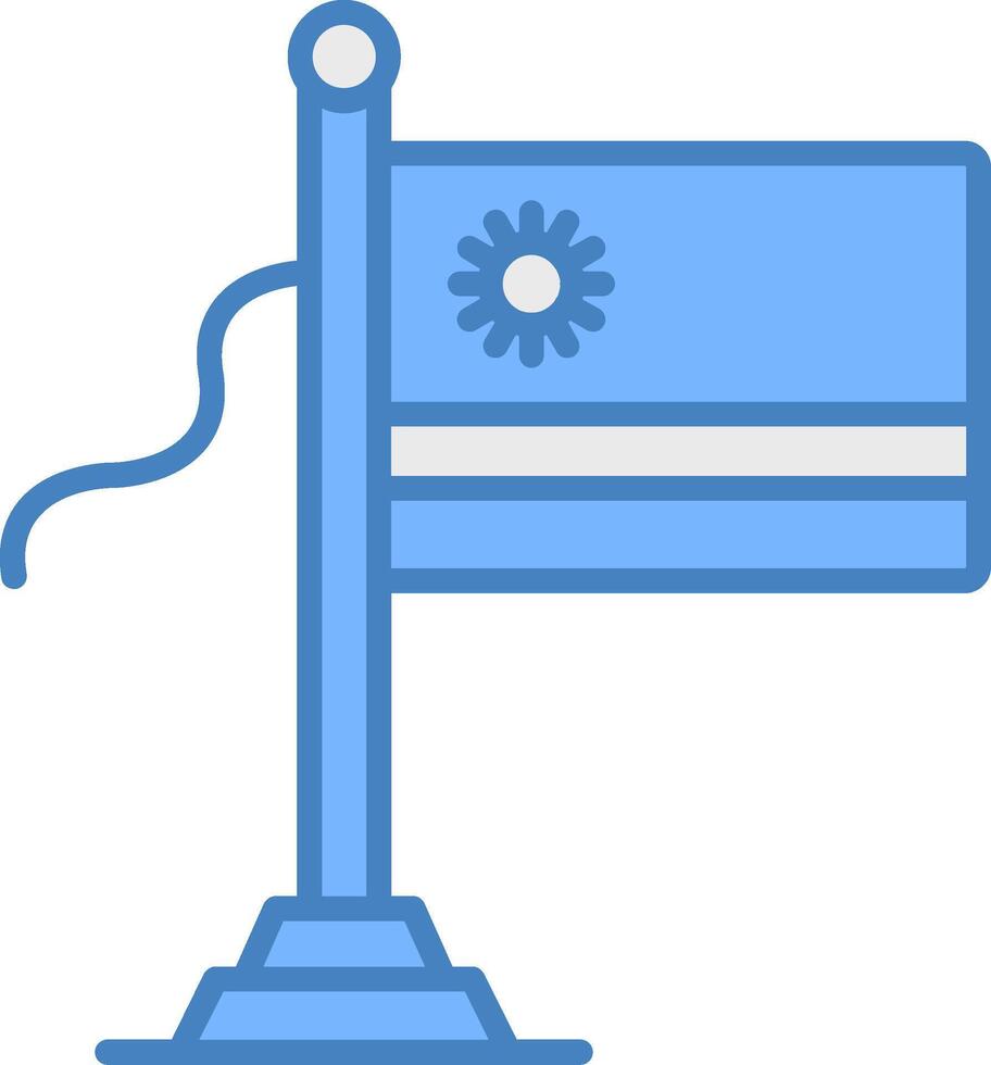 Rwanda Flag Clear UX Symbol vector