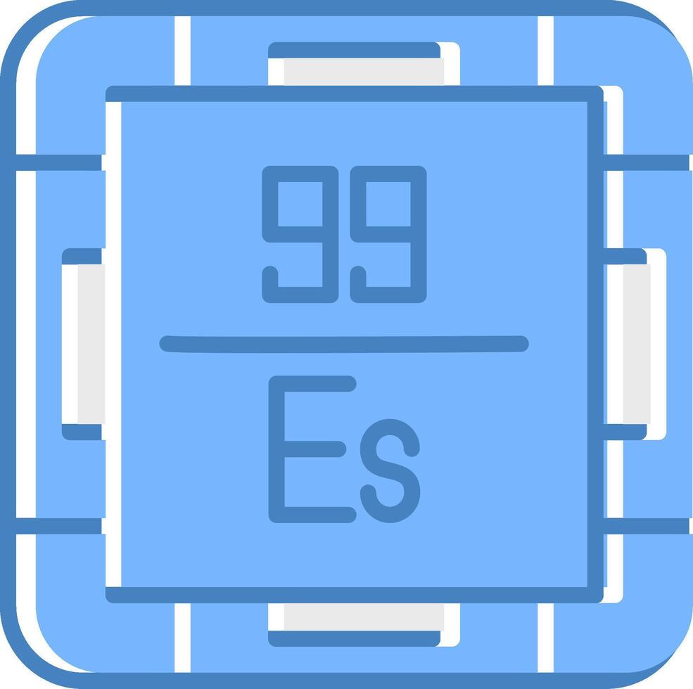 Einsteinium Universal Visual Symbol vector