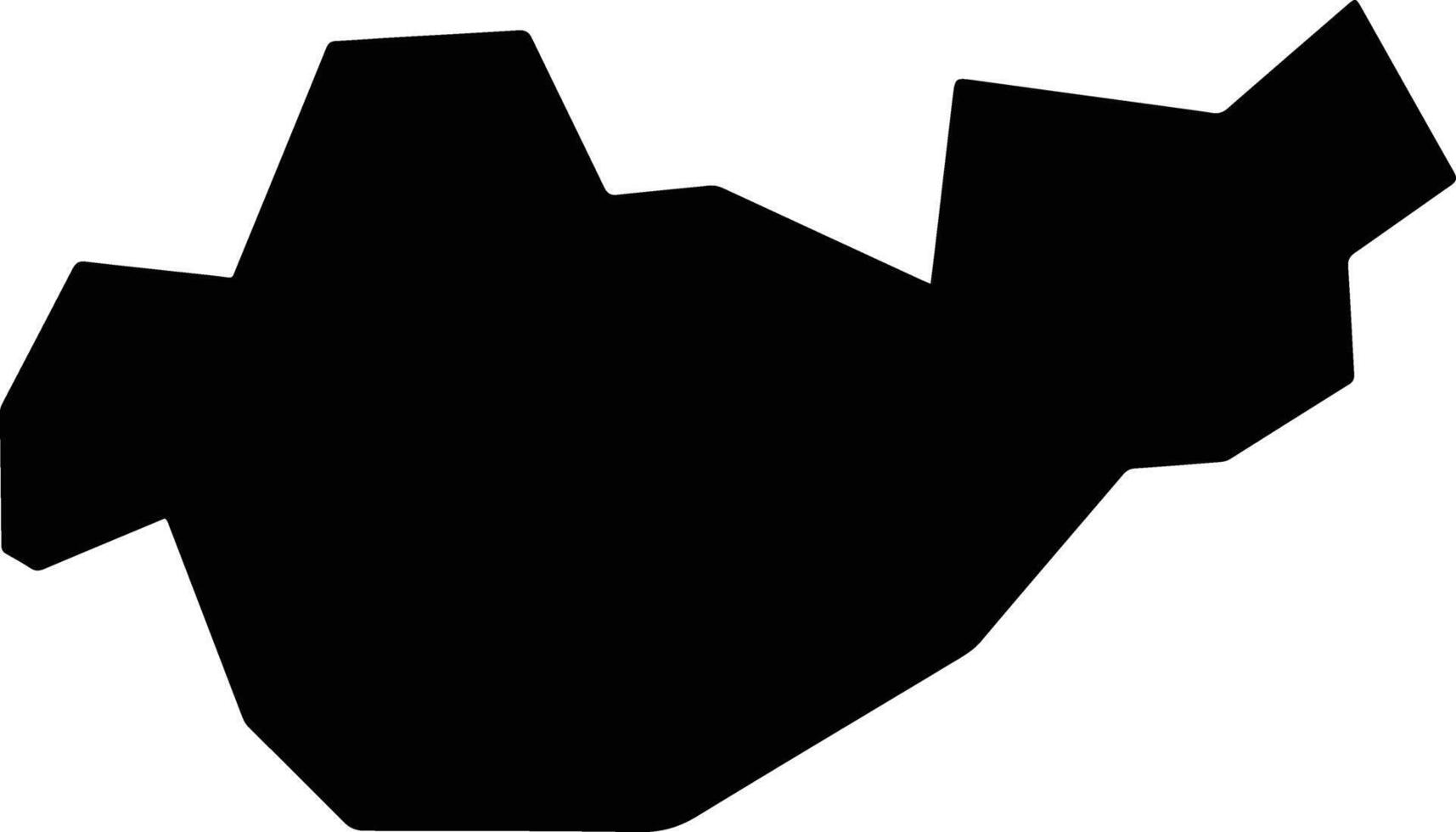 Tenri Japan silhouette map vector