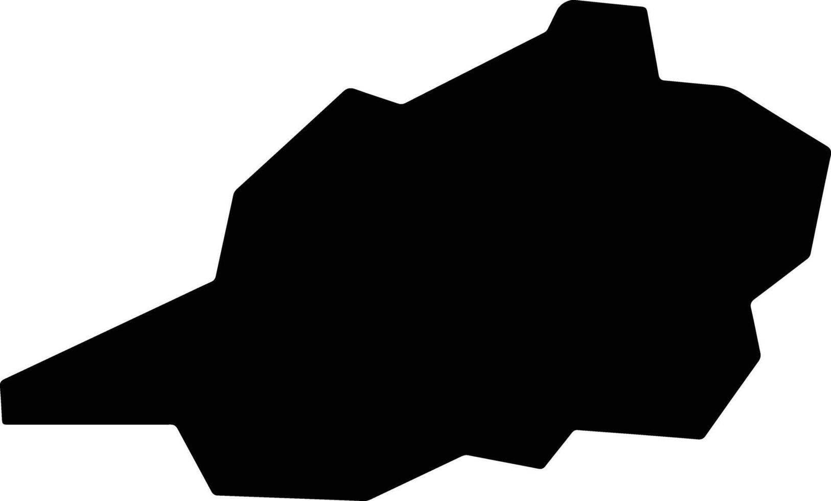 Tenryu Japan silhouette map vector