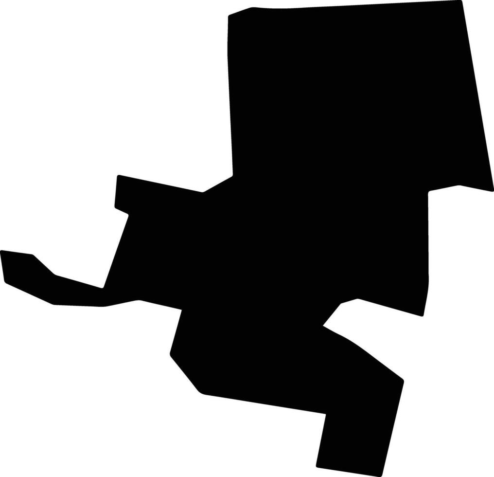 Teoloyucan Mexico silhouette map vector