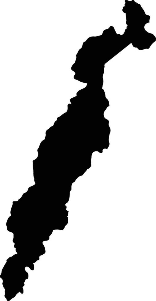 Teorama Colombia silhouette map vector