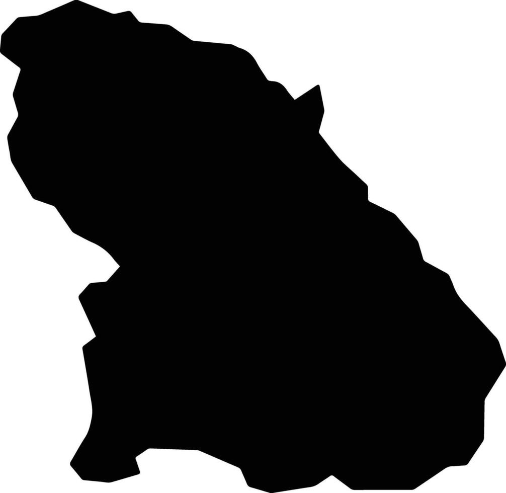 Tepatlaxco Mexico silhouette map vector