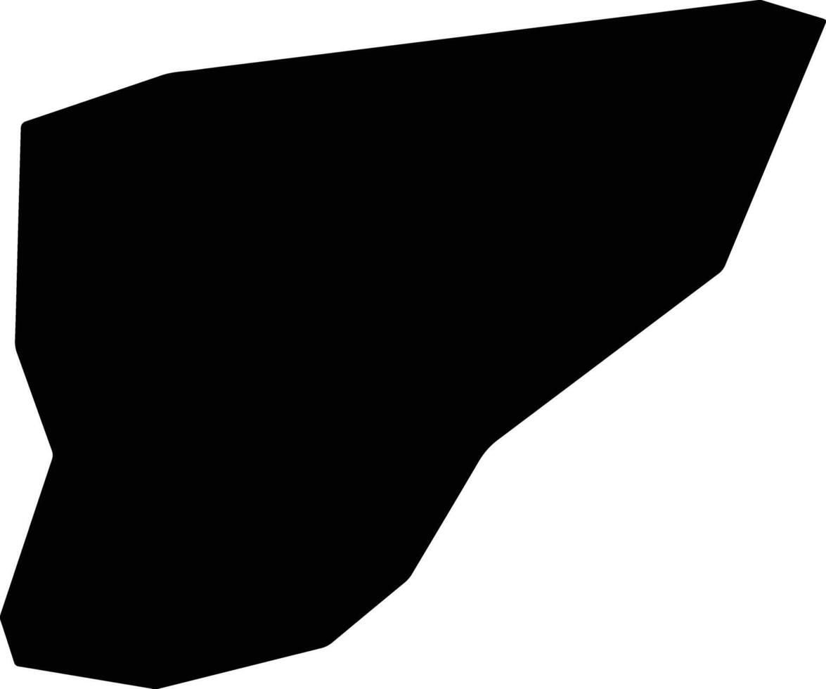 Tepecoyo El Salvador silhouette map vector