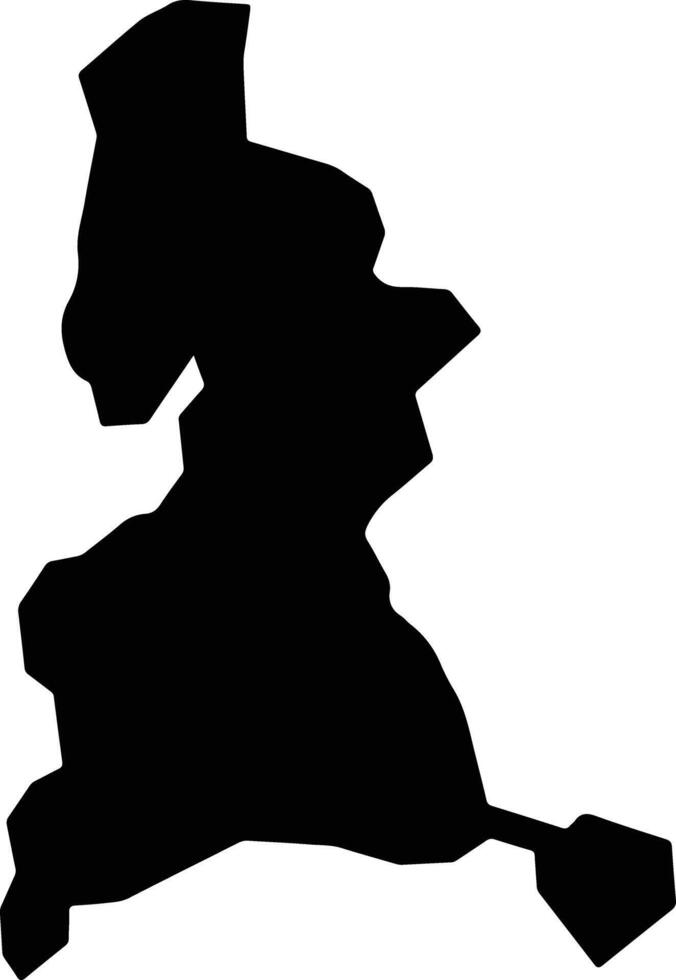 Tepemaxalco Mexico silhouette map vector
