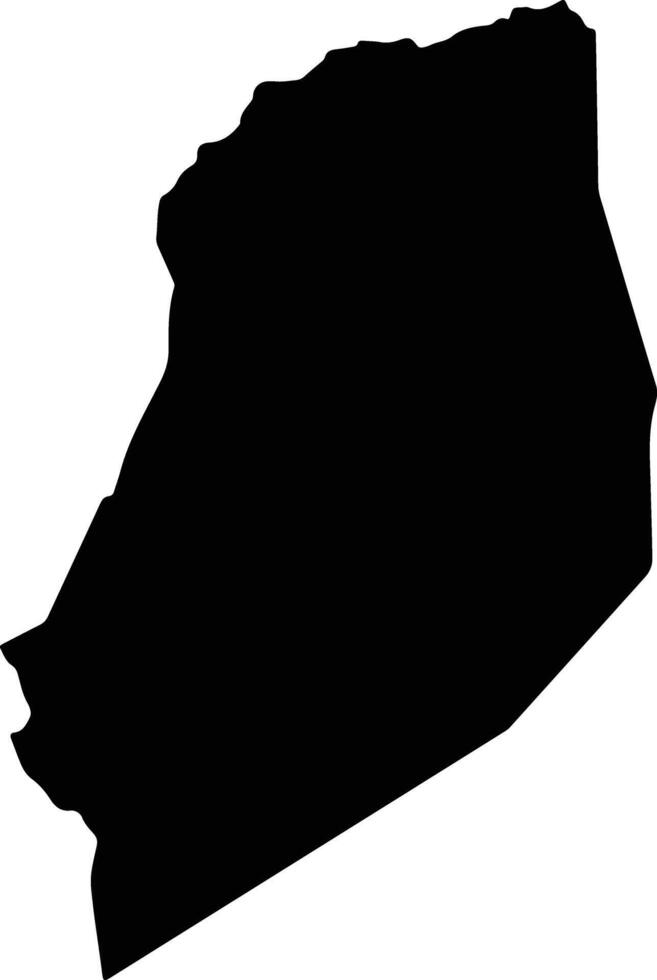 Tepelmeme Villa de Morelos Mexico silhouette map vector