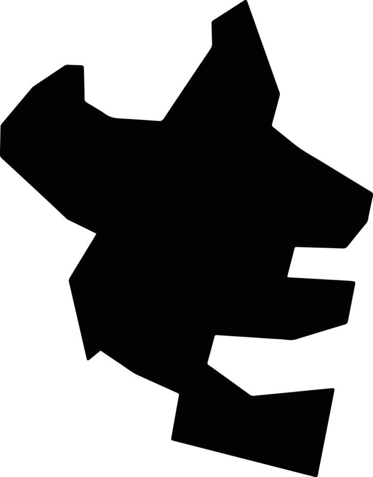 Tepeyanco Mexico silhouette map vector