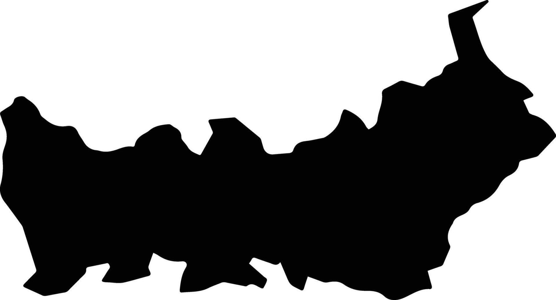 Tequila Mexico silhouette map vector