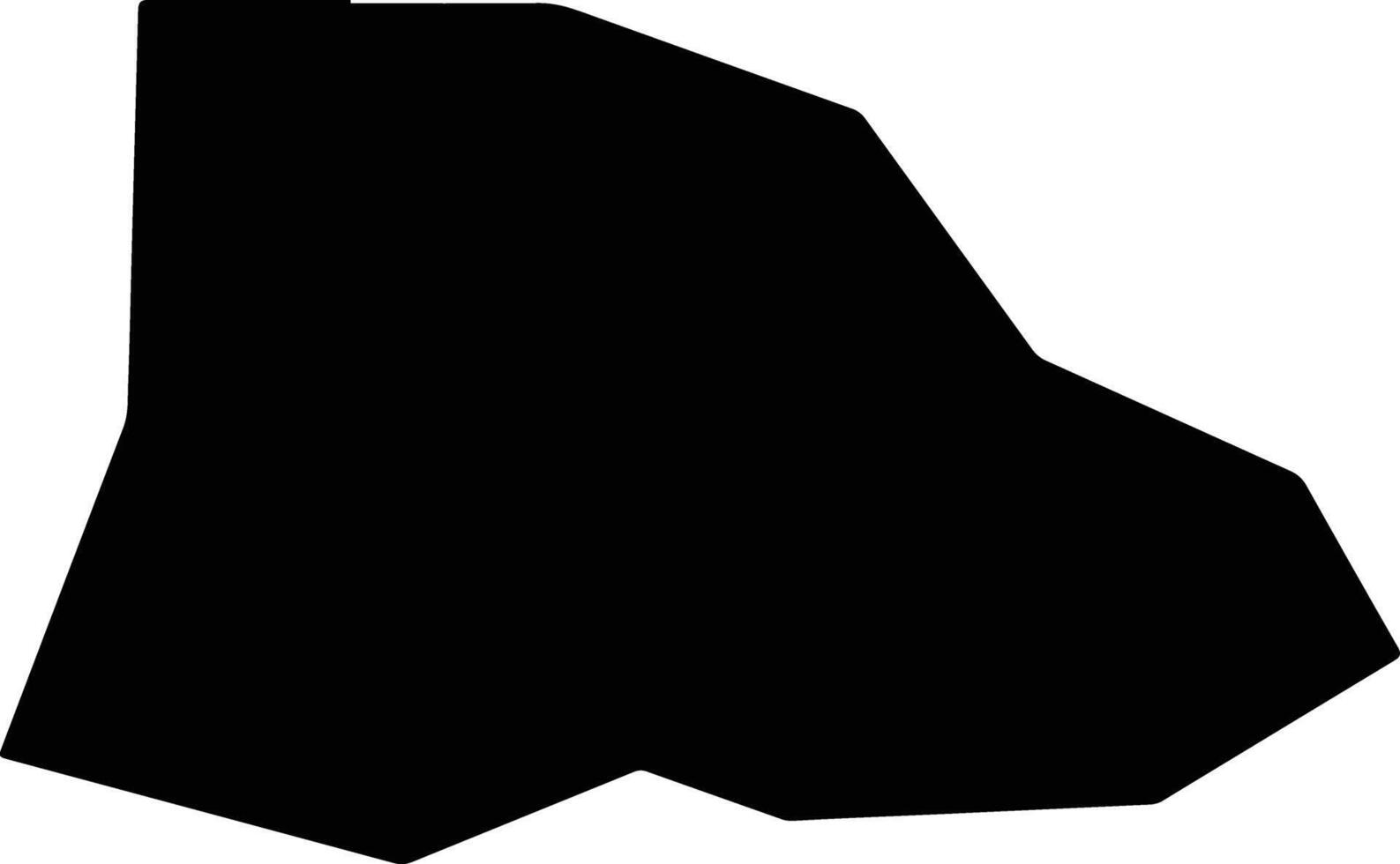 Terezinha Brazil silhouette map vector