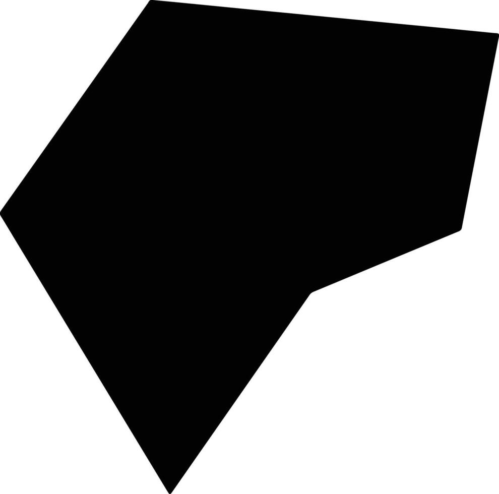 Terhathum Nepal silhouette map vector