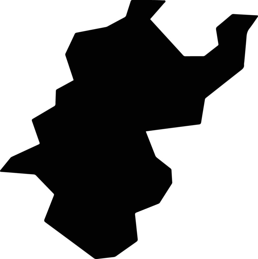 Termal Turkey silhouette map vector