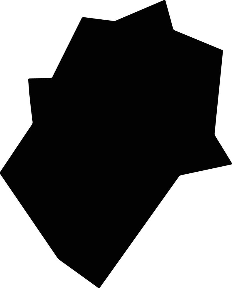 Terra Nova Brazil silhouette map vector