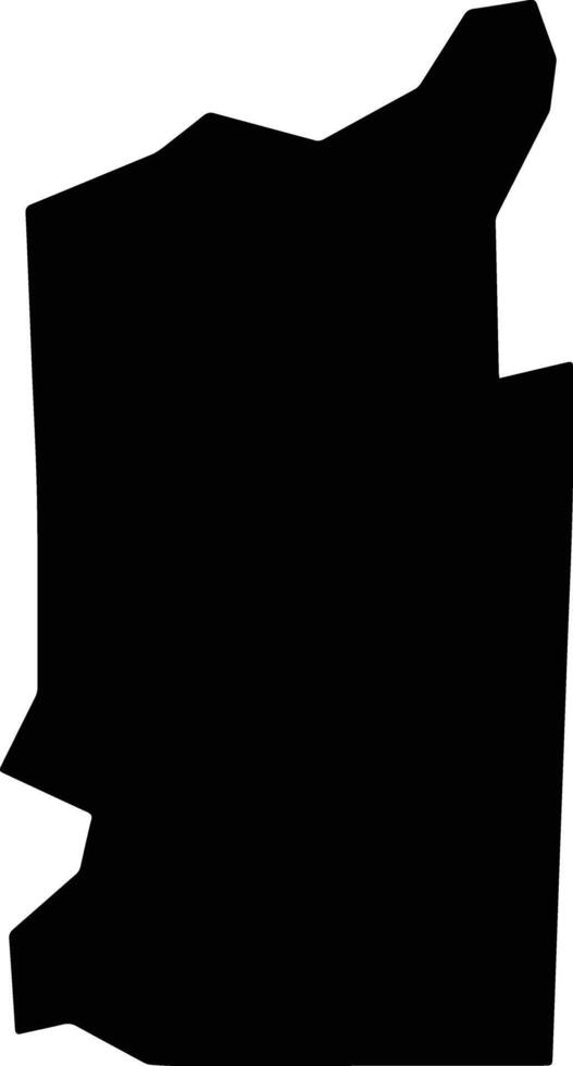 Terra Roxa Brazil silhouette map vector