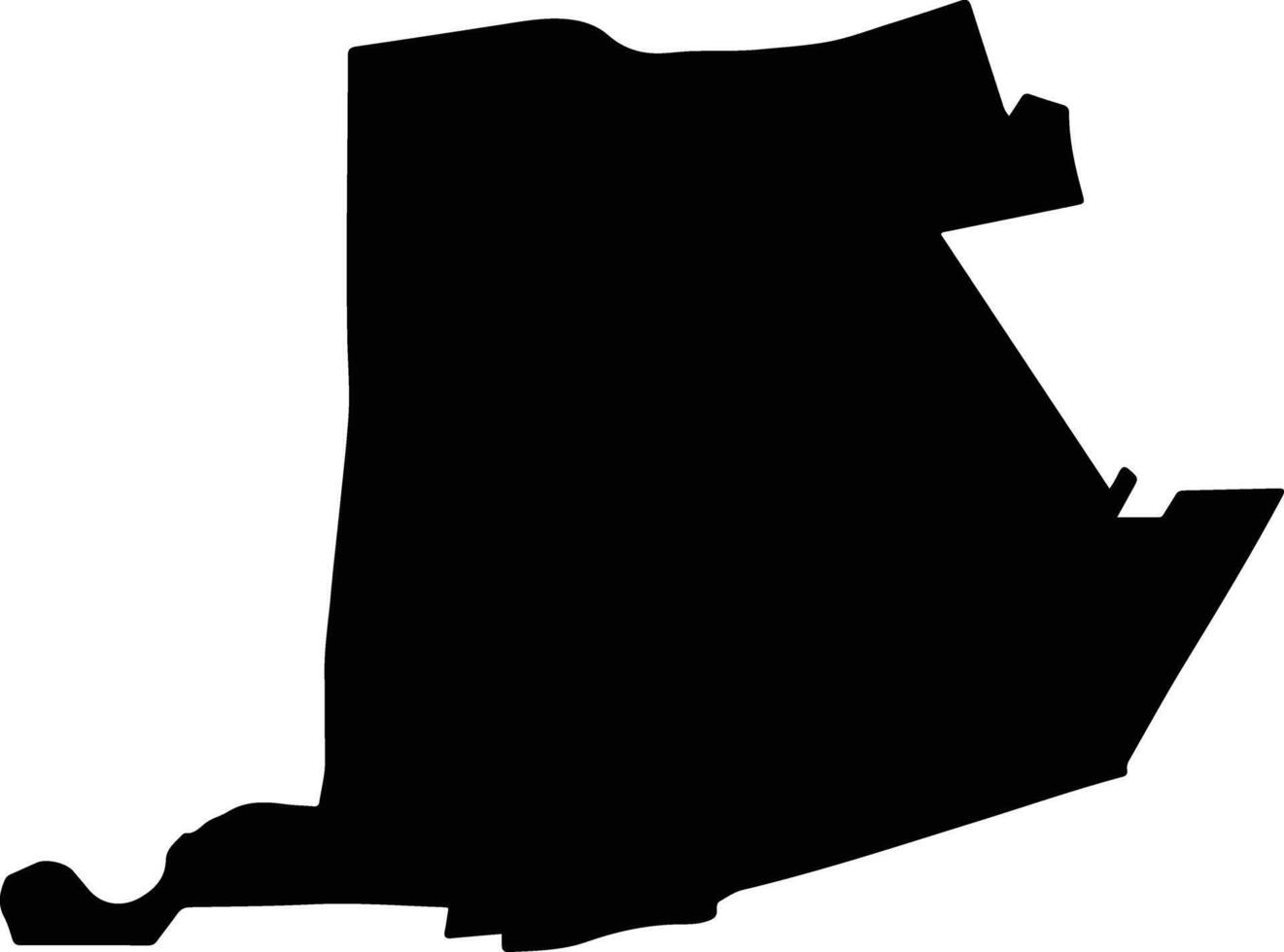 TESLUI Romania silhouette map vector