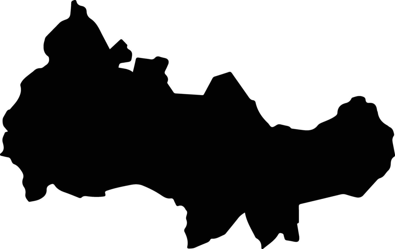 Tetipac Mexico silhouette map vector