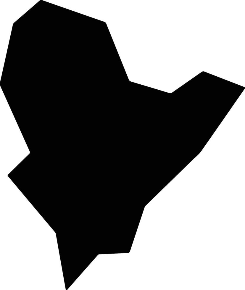 Teujutepeque El Salvador silhouette map vector