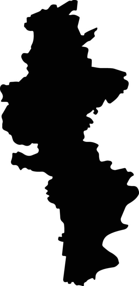 Texistepec Mexico silhouette map vector
