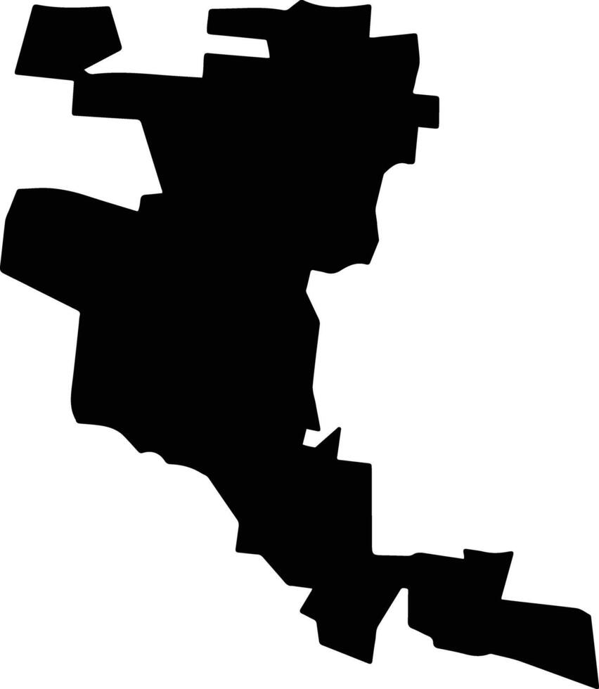 Teya Mexico silhouette map vector