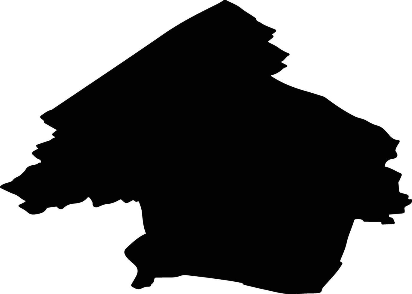 Teylingen Netherlands silhouette map vector