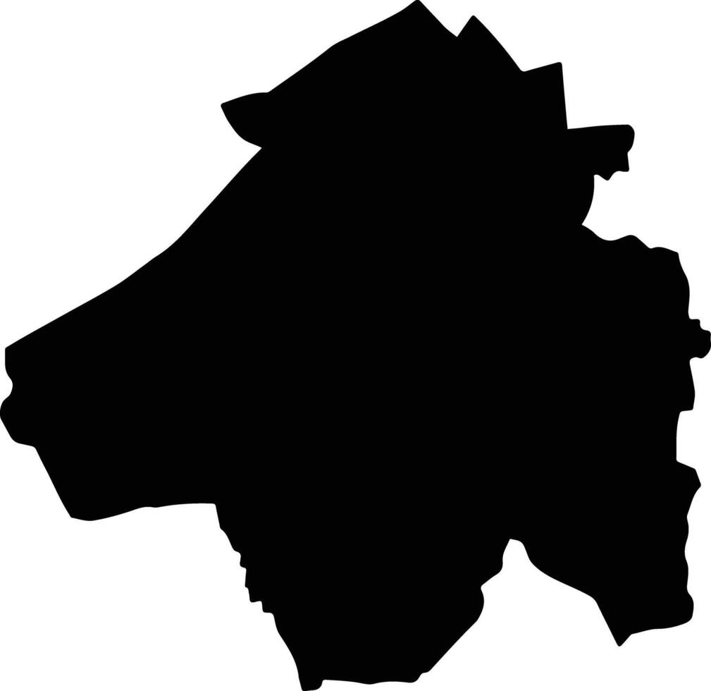 Tha Chang Thailand silhouette map vector