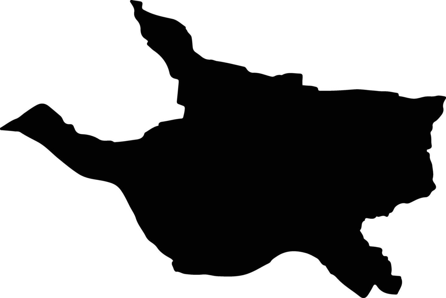Tha Ruea Thailand silhouette map vector