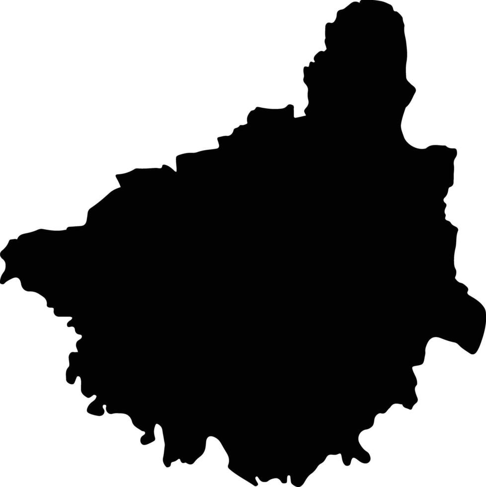 Tham Phannara Thailand silhouette map vector