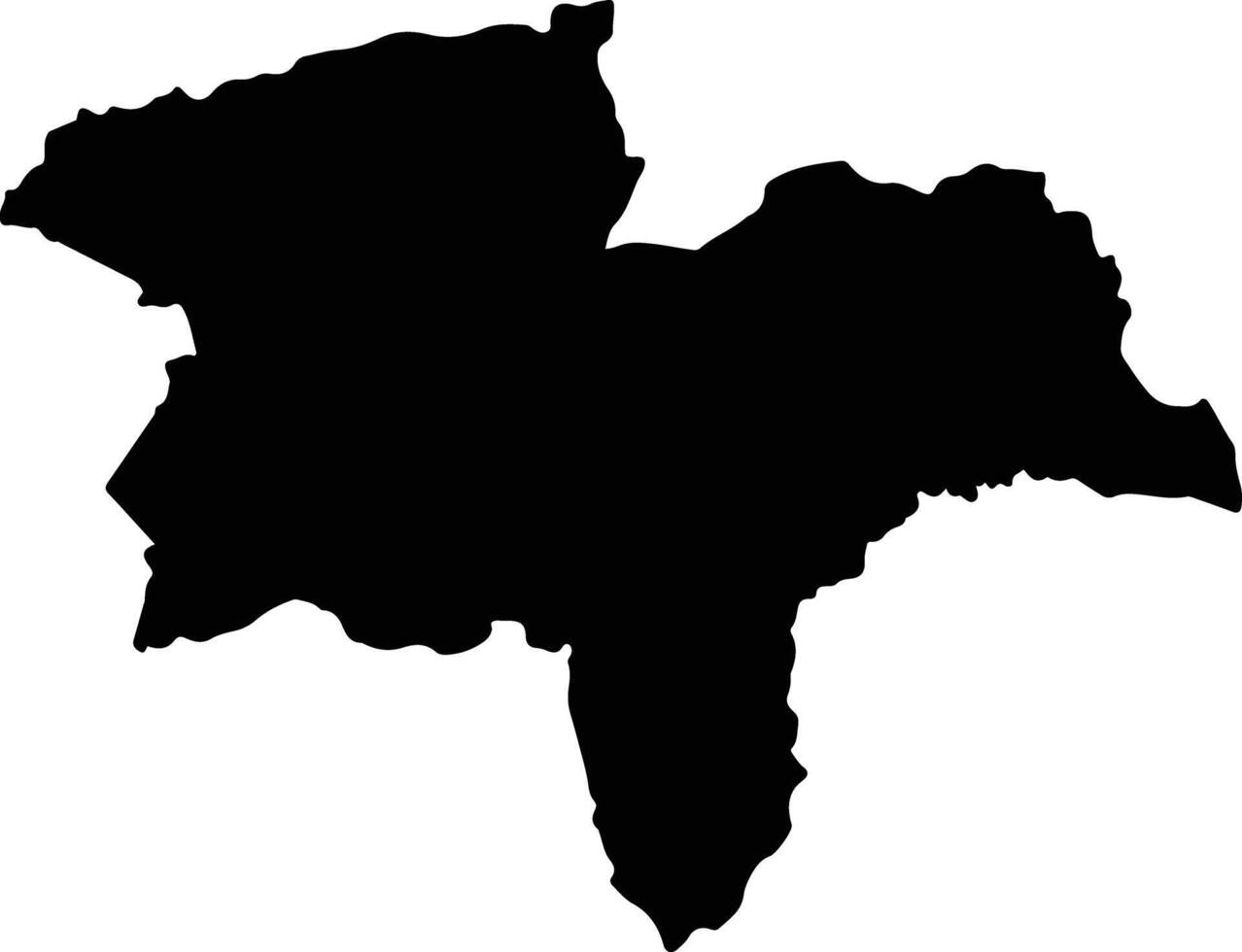Than To Thailand silhouette map vector