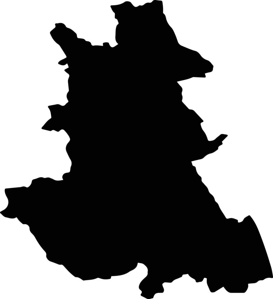 Thanh Son Vietnam silhouette map vector