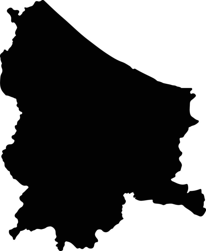Thepha Thailand silhouette map vector