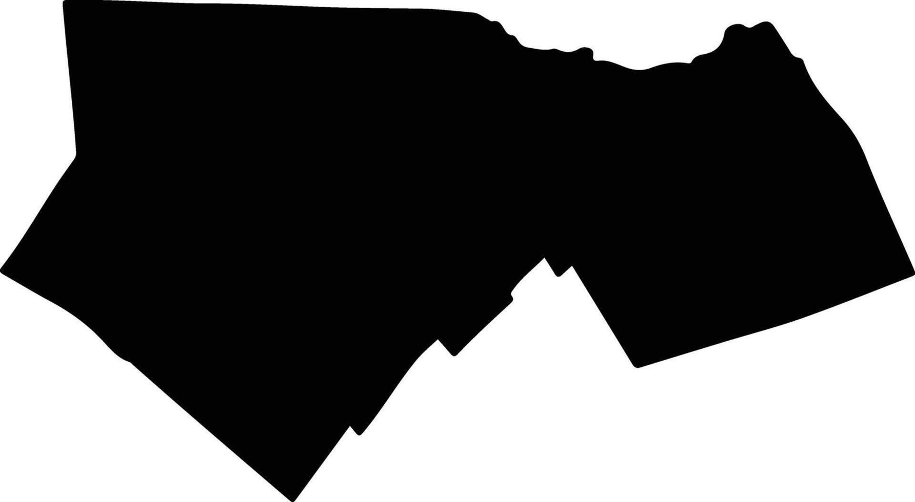 Thoai Son Vietnam silhouette map vector