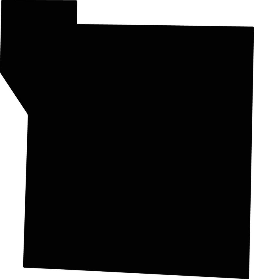 Thomas United States silhouette map vector