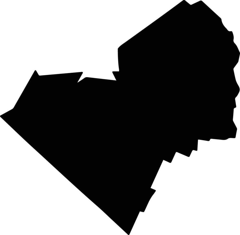 Thoi Lai Vietnam silhouette map vector
