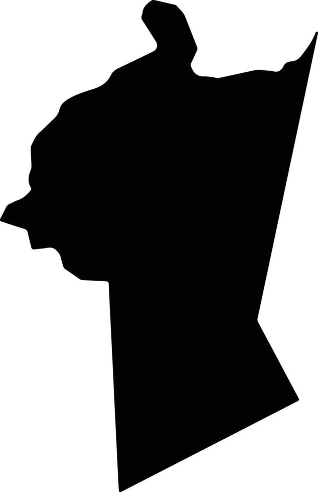 Thomazo Tournesse Saint Lucia silhouette map vector