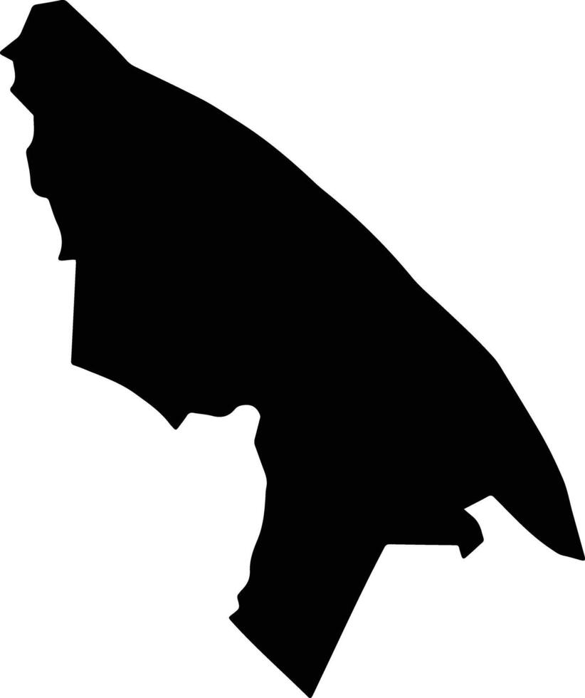 Thot Not Vietnam silhouette map vector