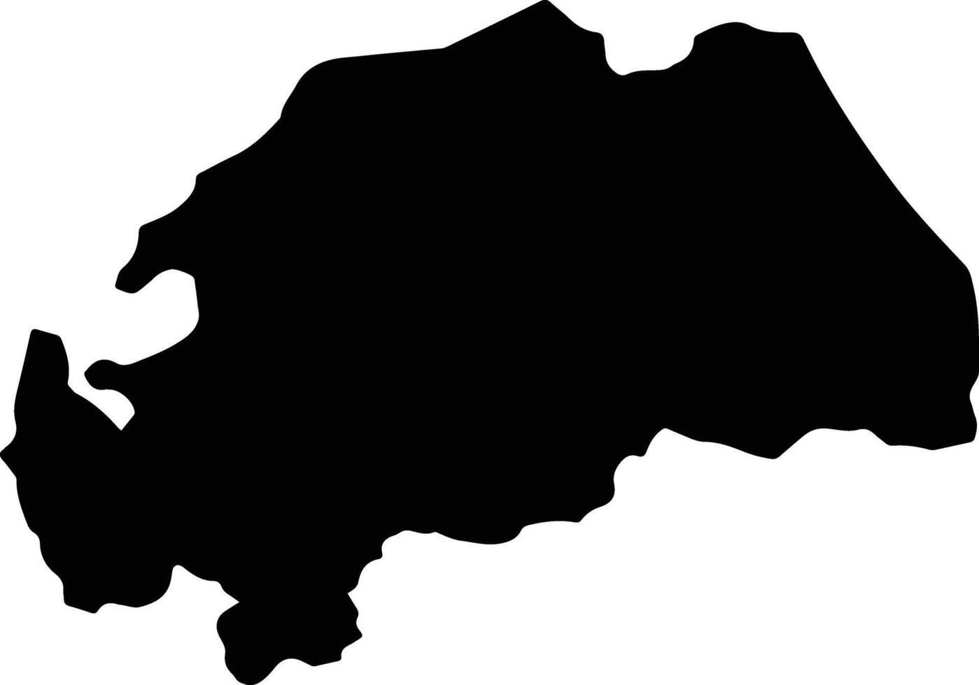 Thoulakhom Laos silhouette map vector