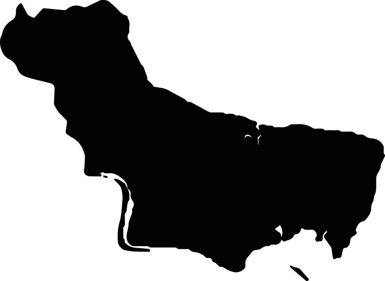Thuy Nguyen Vietnam silhouette map vector