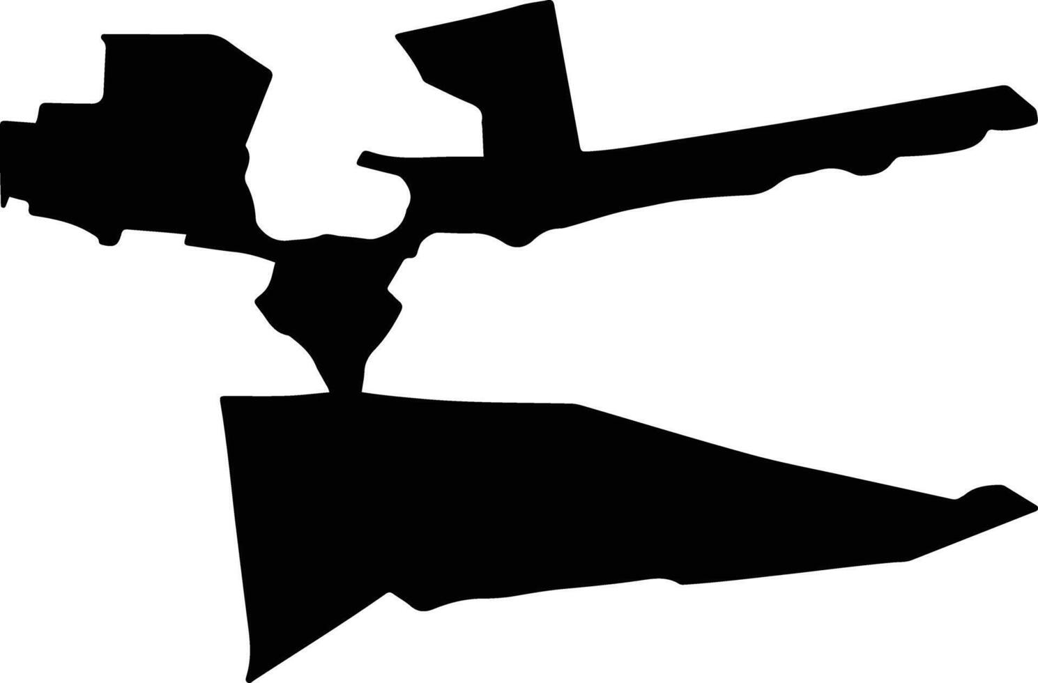 Tianguistenco Mexico silhouette map vector