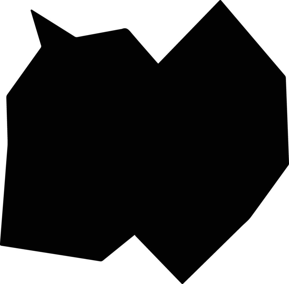Tianlinxian China silhouette map vector