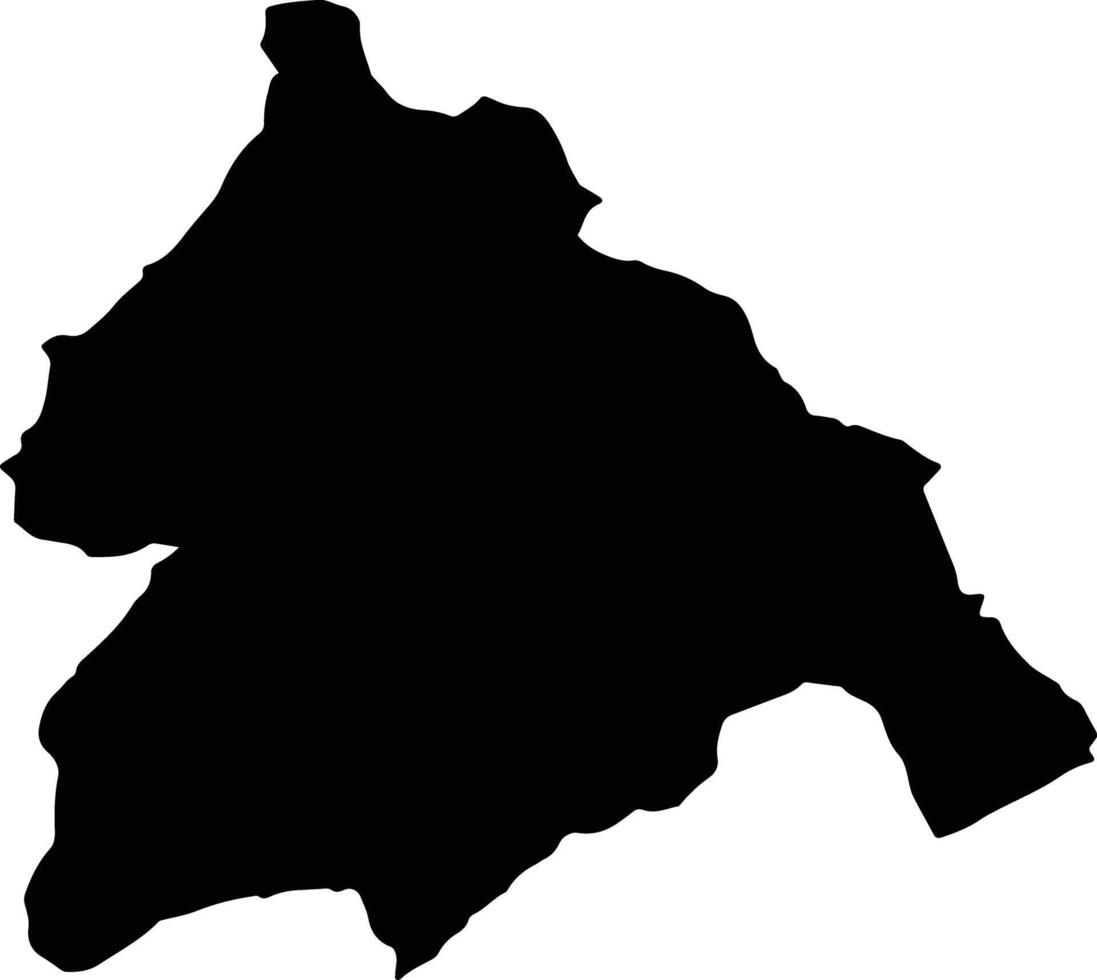 Tibana Colombia silhouette map vector
