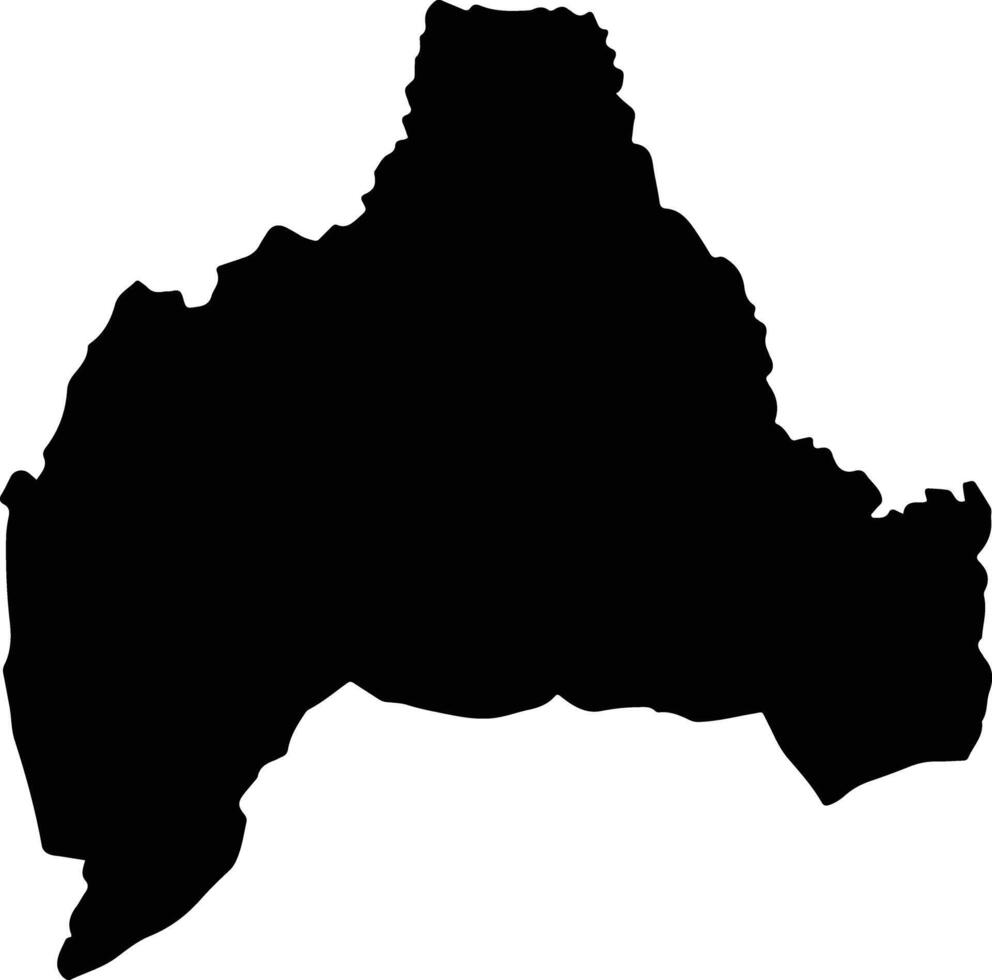 Tibasosa Colombia silhouette map vector
