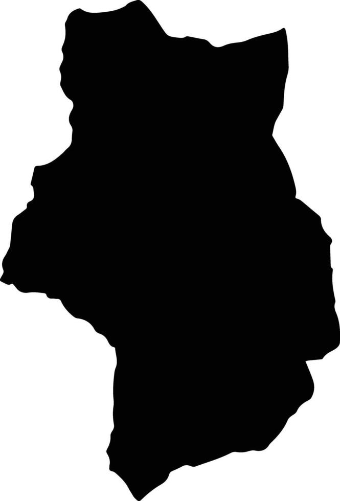 Tibirita Colombia silhouette map vector