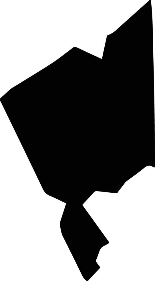 Tijigja Mauritania silhouette map vector