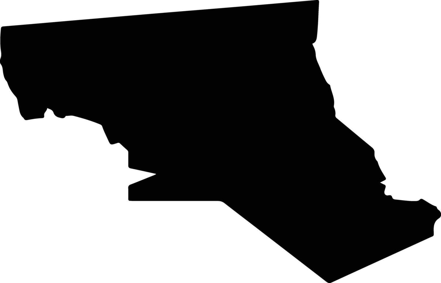 Tijuana Mexico silhouette map vector