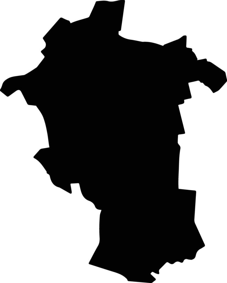 Tila Mexico silhouette map vector