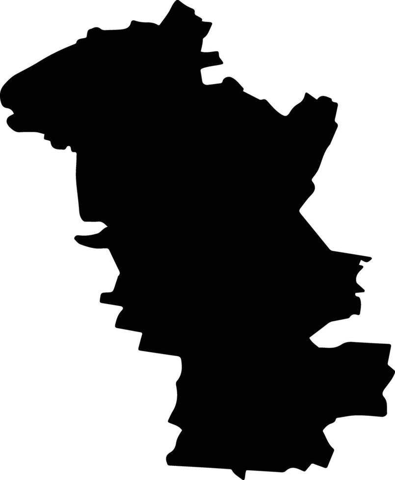 TILEAGD Romania silhouette map vector